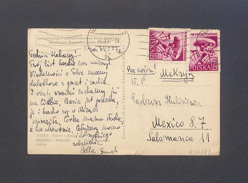 Tadziu Kochany! Twój list bardzo nas ucieszył [...]