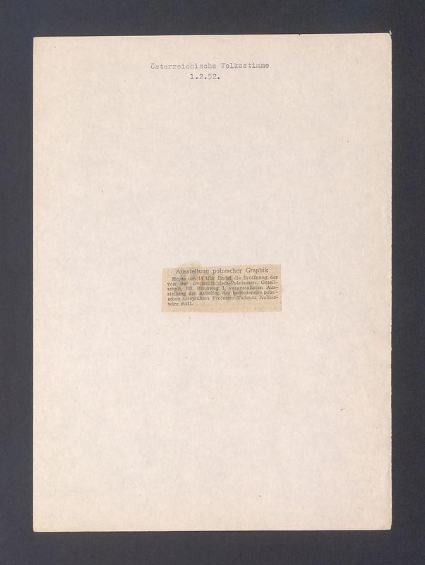 Ausstellung polnischer Graphik