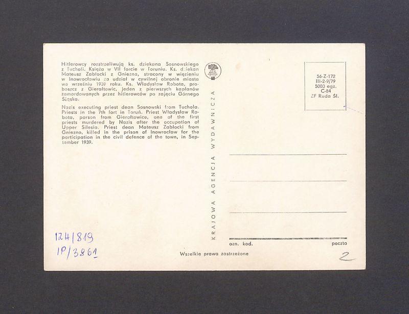 Wśród kapłanów straconych w Inowrocławiu we wrześniu 1939 r. - ks. Mateusz Zabłocki.