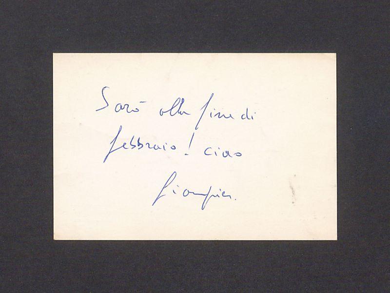 Wizytówka, Giampiero Bozzolato