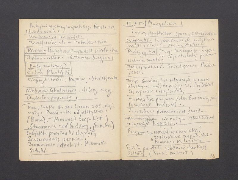 Partyjni plastycy zwężali się [...]