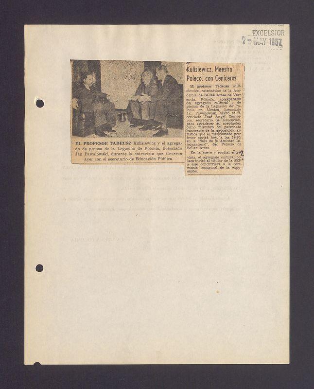 Kulisiewicz, Maestro Polaco, con Ceniceros