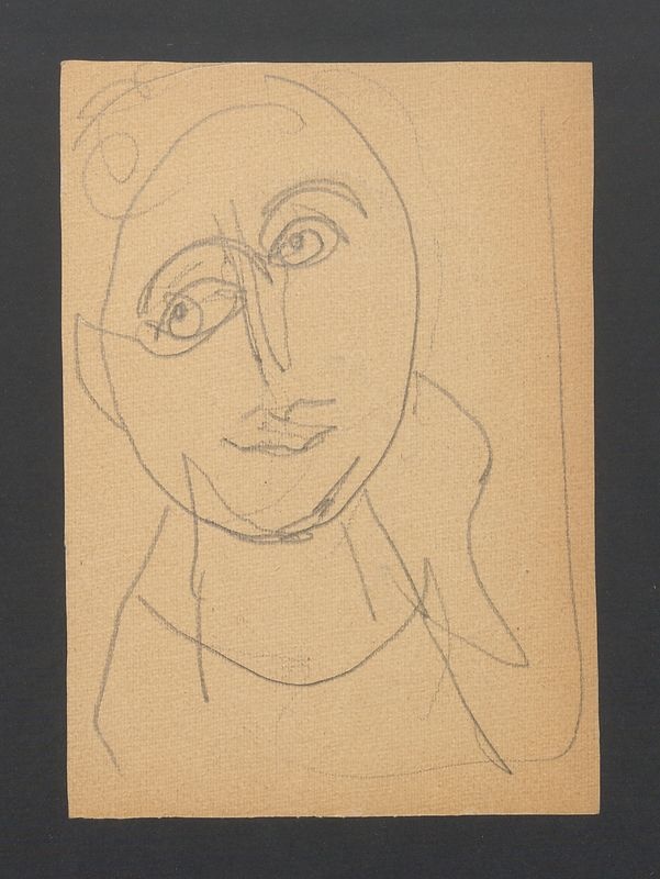 Szkic portretowy kobiety