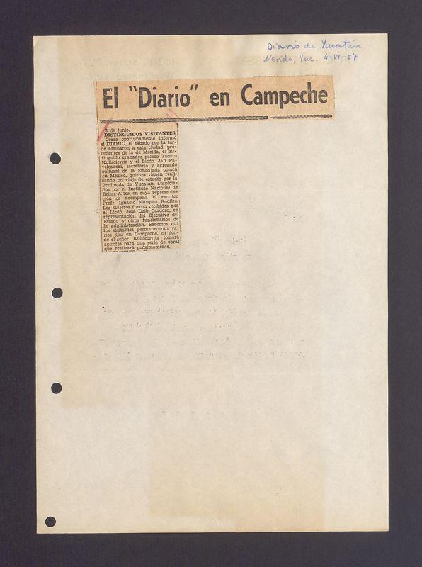 El "Diario" en Campeche