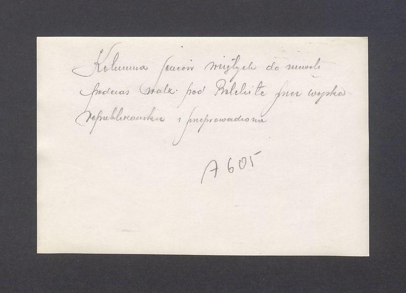 Kolumna jeńców wziętych do niewoli podczas walk