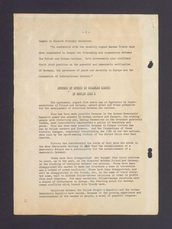 (...) tempts to disturb friendly relations [...]