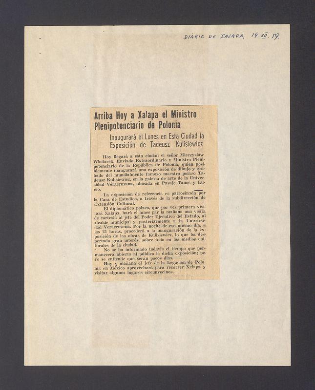 Arriba Hoy a Xalapa el Ministro Plenipotenciario de Polonia