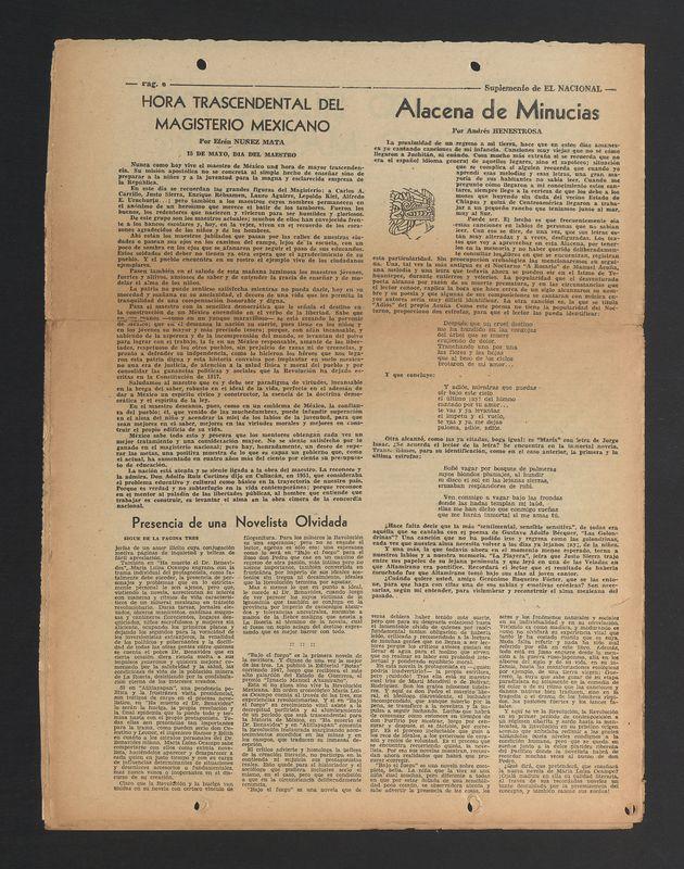 Hora trascendental del magisterio Mexicano