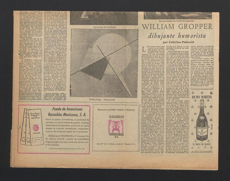 William Gropper. Dibujante humorista