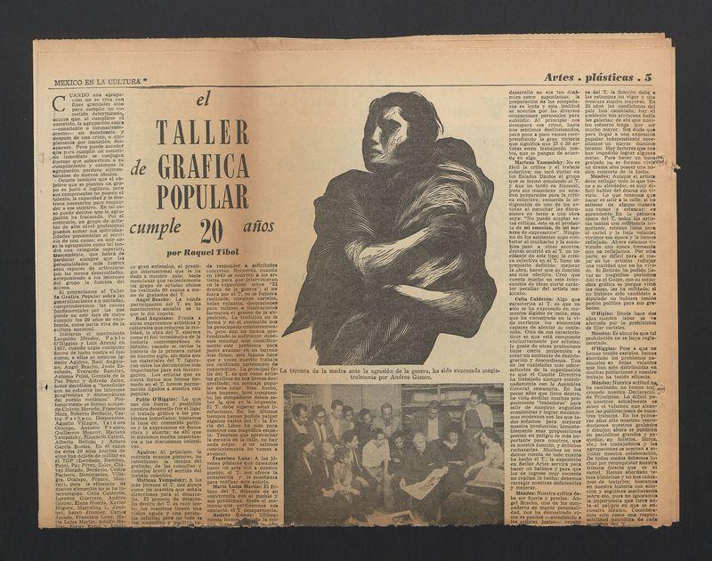 El taller de grafica popular cumple 20 anos