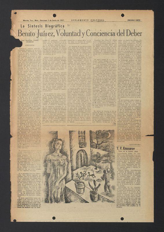 Benito Juarez, Voluntad y Conciencia del Deber