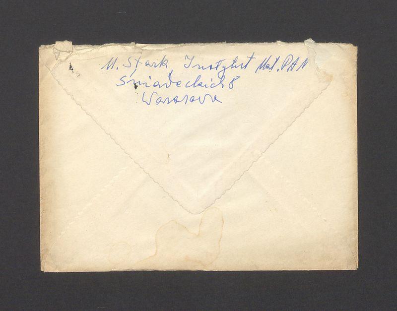 Koperta, nad. M. Stark