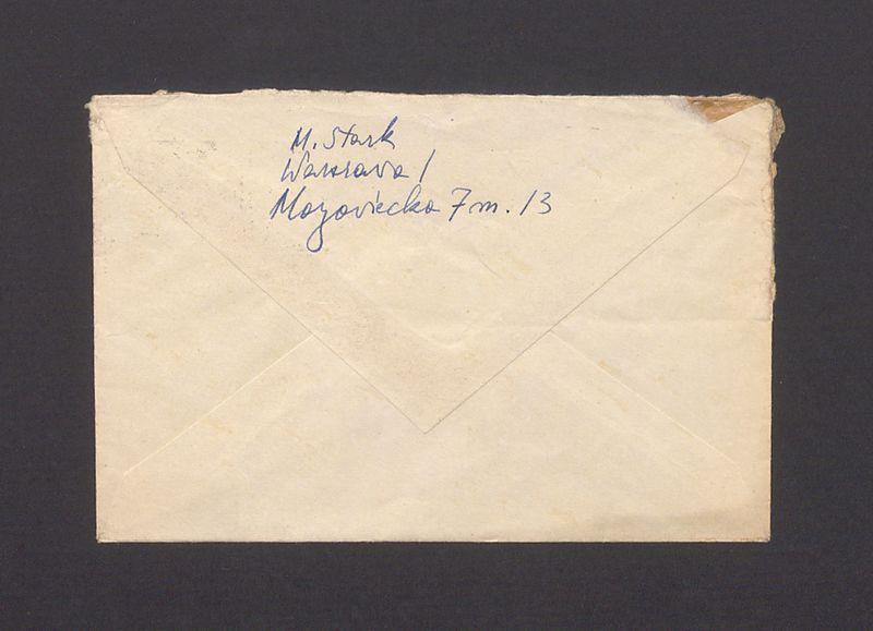 Koperta, nad. M. Stark