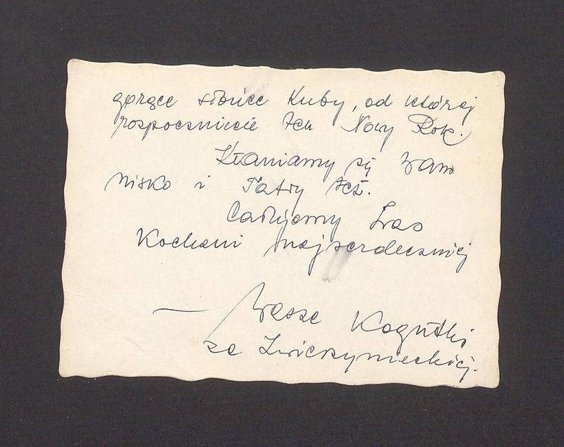 Kochani Nasi, nasze dobre, stare druhy [...]