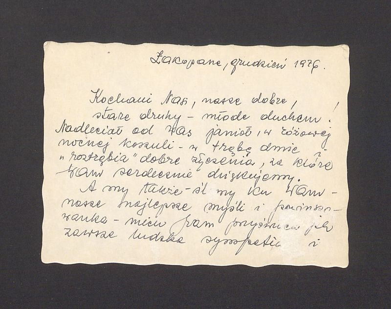 Kochani Nasi, nasze dobre, stare druhy [...]