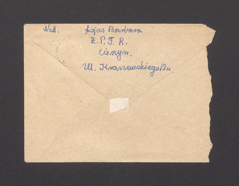 Koperta, nad. Łojas Barbara