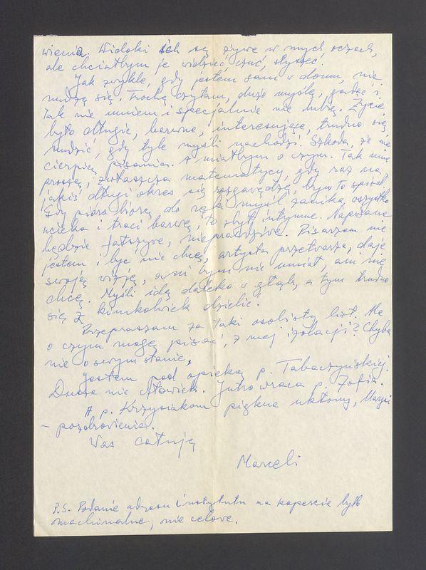 Kochani! Bardzo dziękuję za miłą kartkę [...]