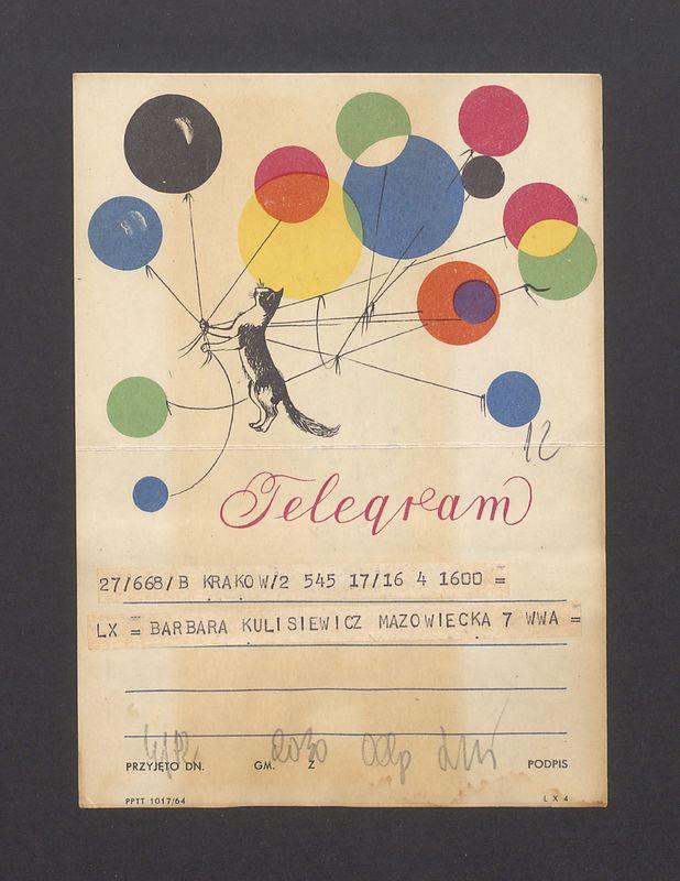 Telegram. Najserdeczniejsze życzenia zdrowia dużo radości [...]