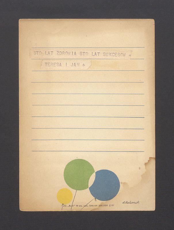 Telegram. Sto lat zdrowia sto lat sukcesów [...]