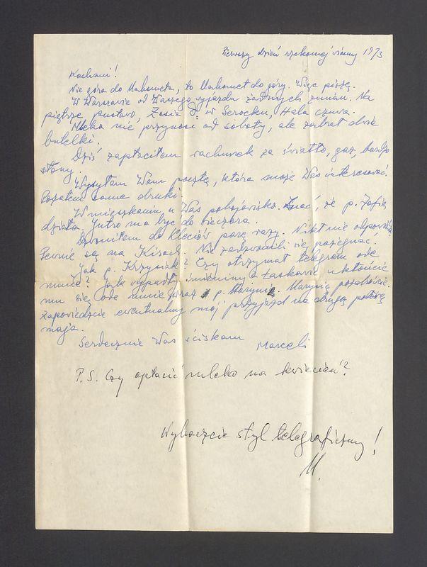 Kochani! Nie góra do Mahometa [...]