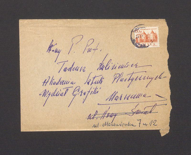 Koperta, nad. Wład. Kowalski