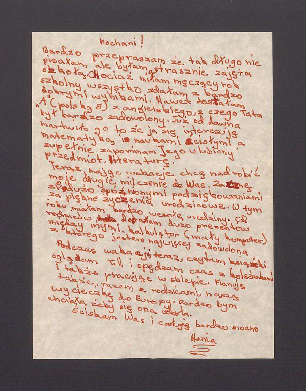 Kochani! Bardzo przepraszam, że tak długo nie pisałam [...]