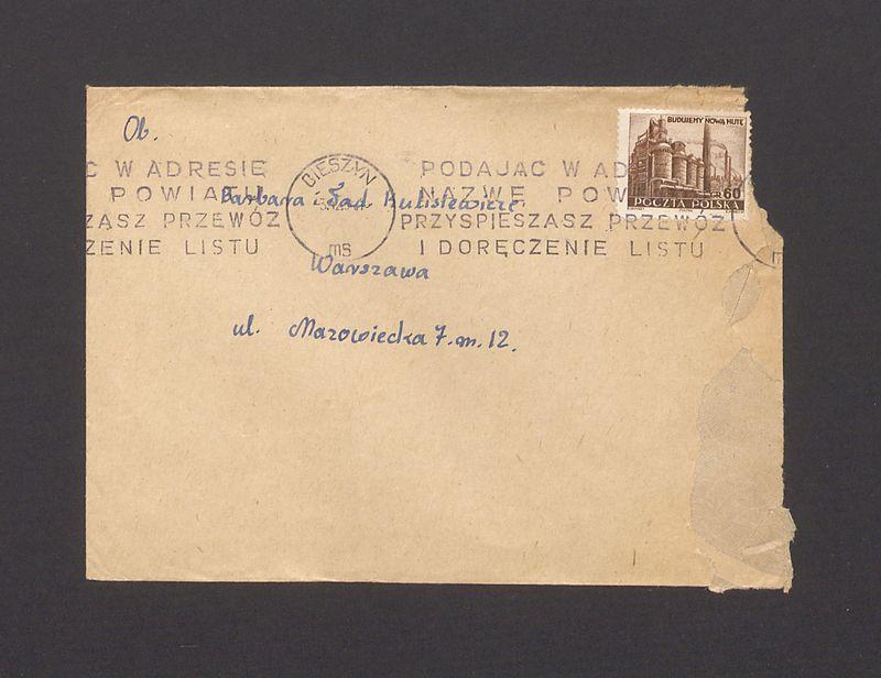 Koperta, nad. Łojas Barbara