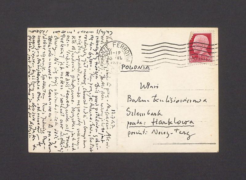 Droga Barbaro, znów Ci piszę [...]