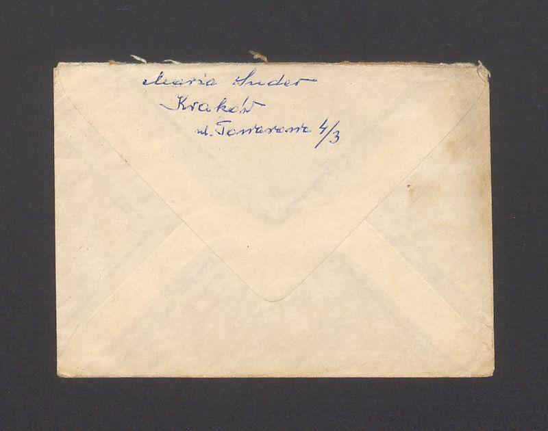 Koperta, nad. Maria Suder