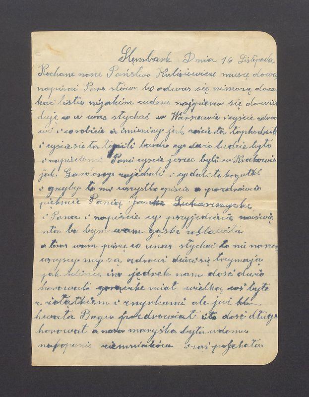 Kochane nasze Państwo Kulisiewicze muszę dowas napisać parę słów [...]