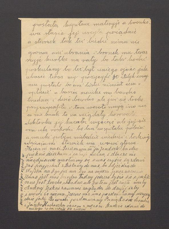 Kochane drogie Państwo Kulisiewicze. Piszę dowas pare słów [...]