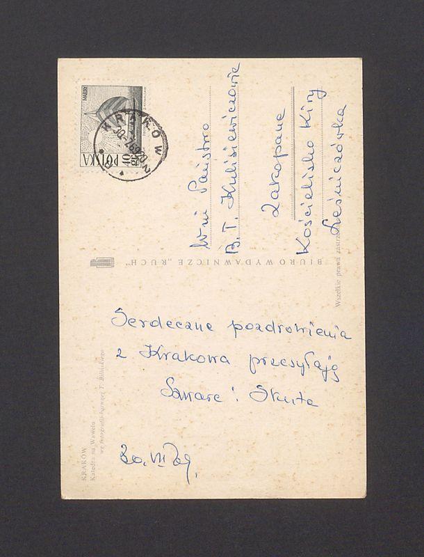 Serdeczne pozdrowienia z Krakowa [...]