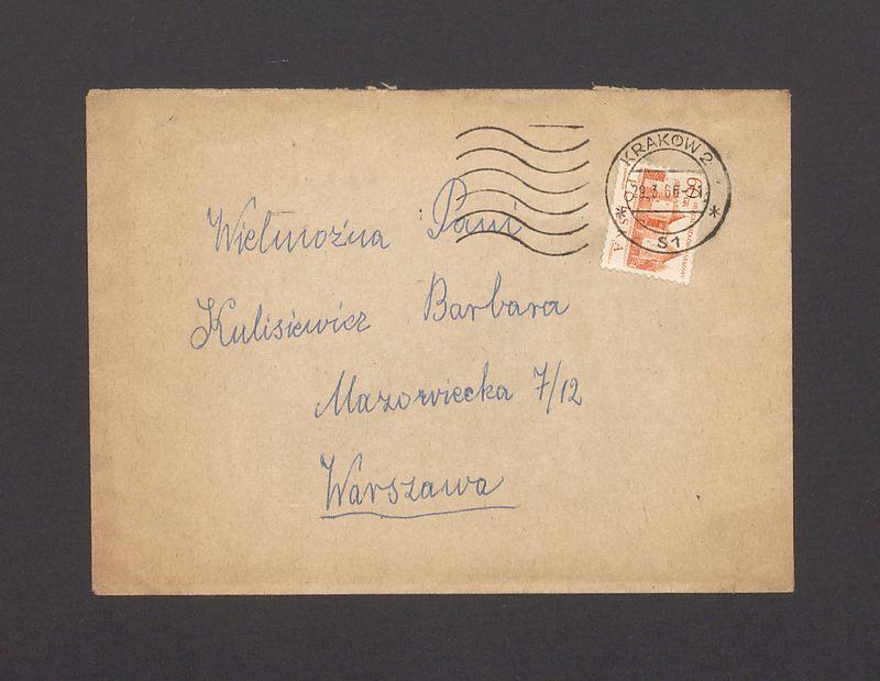 Koperta, nad. Suder Maria