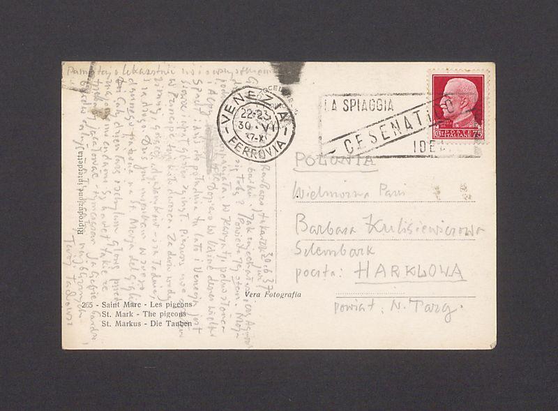 Droga Barbaro, ta kartka już [...]