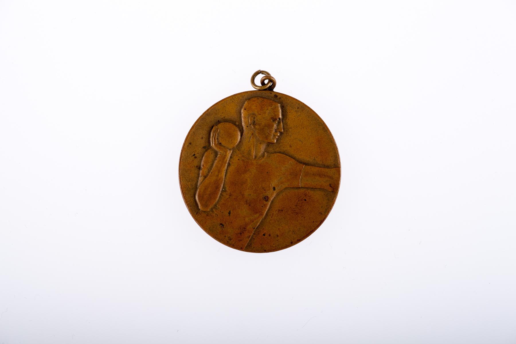 Medal za udział w zawodach w pchnięciu kulą