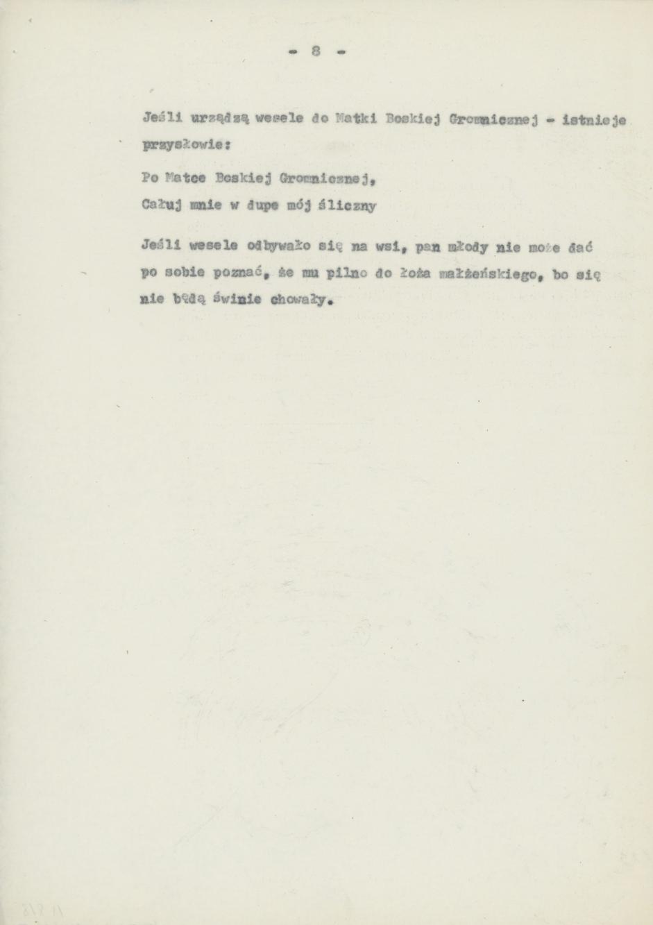 Przyśpiewki i piosenki wg nieznanego autora