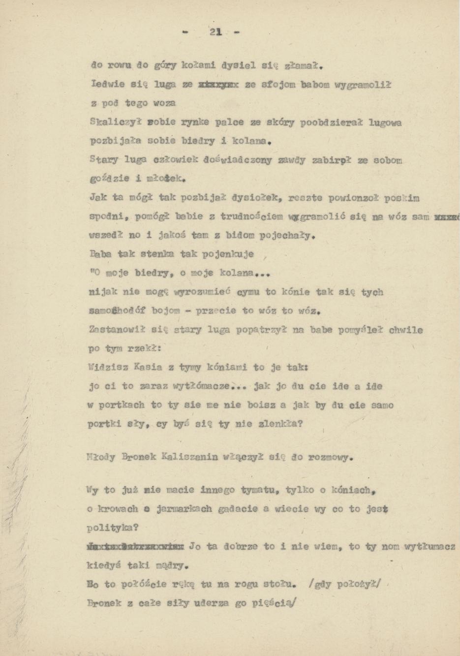 Śpiewy ludowe weselne na terenie miasta Kalisza i powiatu śpiewane dowcipy i przysłowia