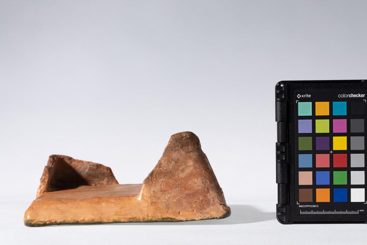 Kafel z motywem czterech kasetonów