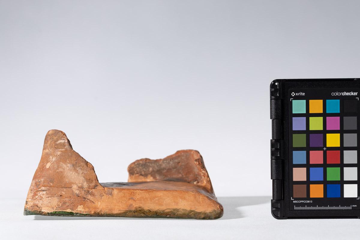 Kafel z motywem czterech kasetonów