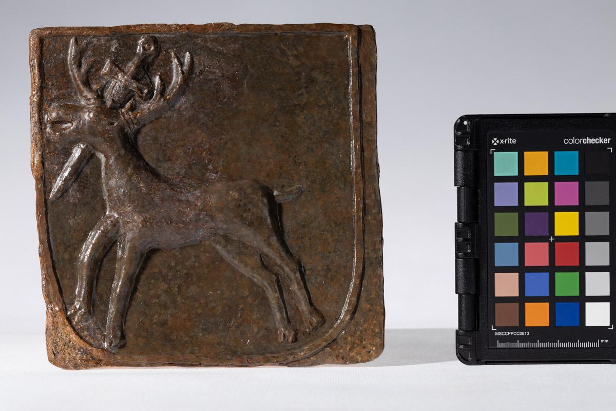 Kafel z herbem Brochowicz (?)