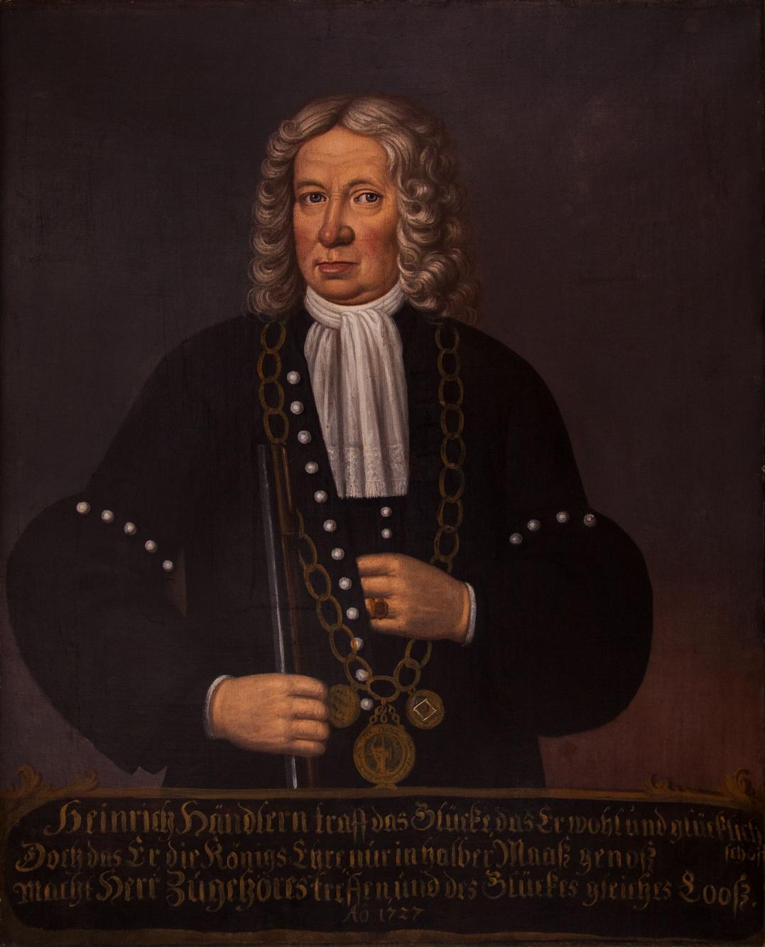 Portret króla kurkowego Daniela Zügehöra