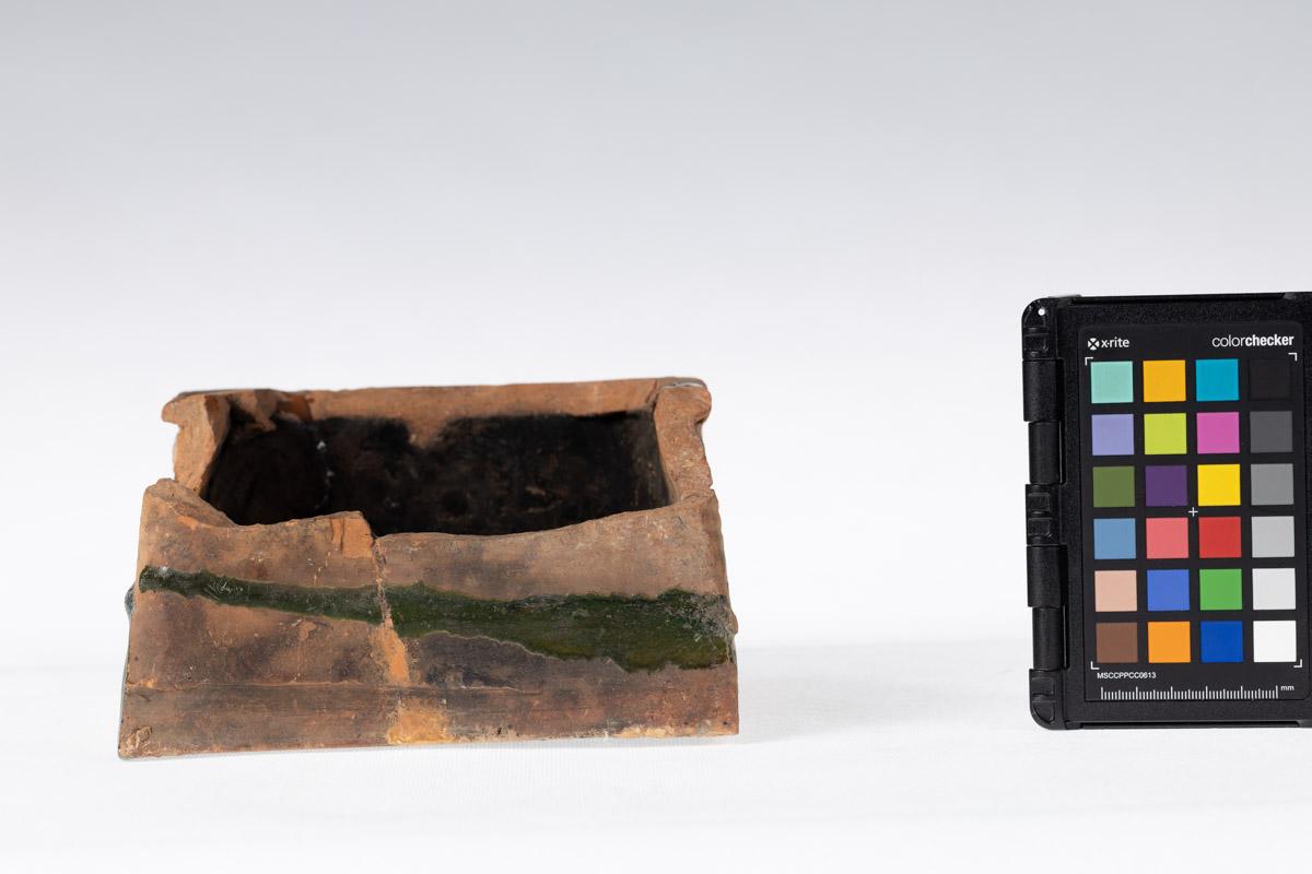 Kafel z rozetą kwiatową