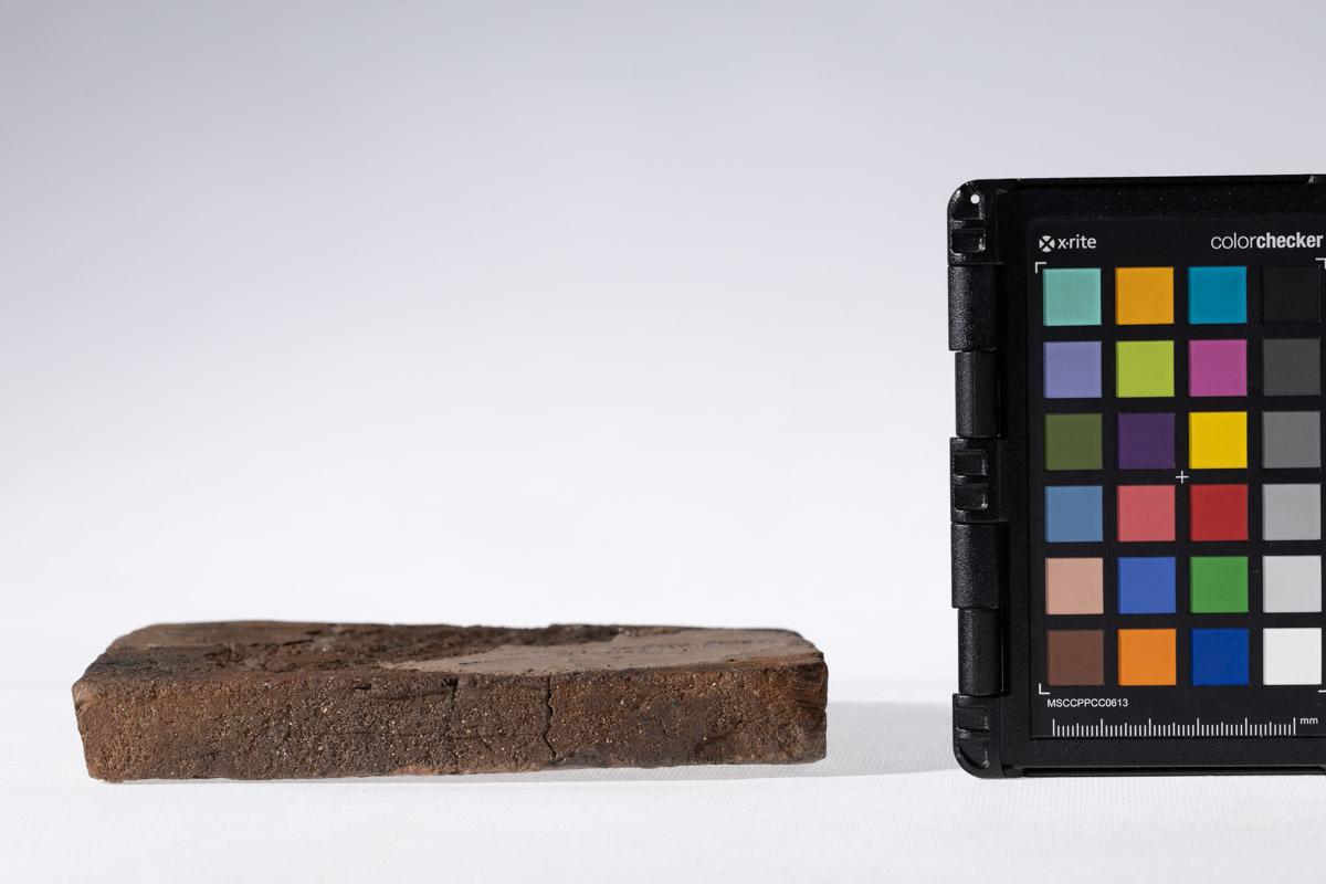 Płytka z wyobrażeniem człowieka prowadzącego lwa na arkanie