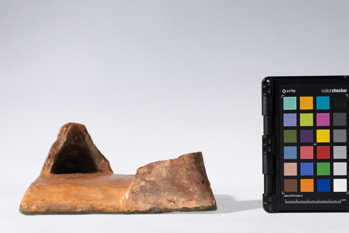 Kafel z motywem czterech kasetonów