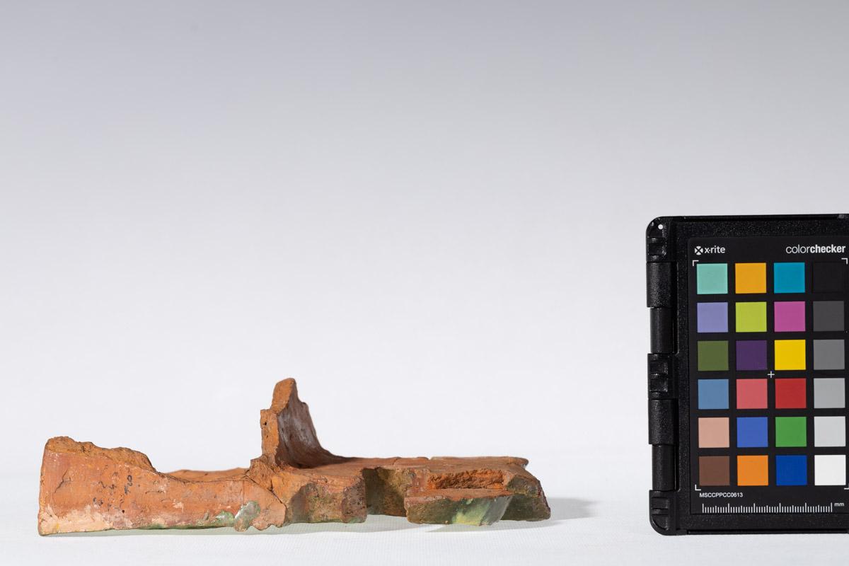 Kafel z motywem półksiężyca i gwiazd