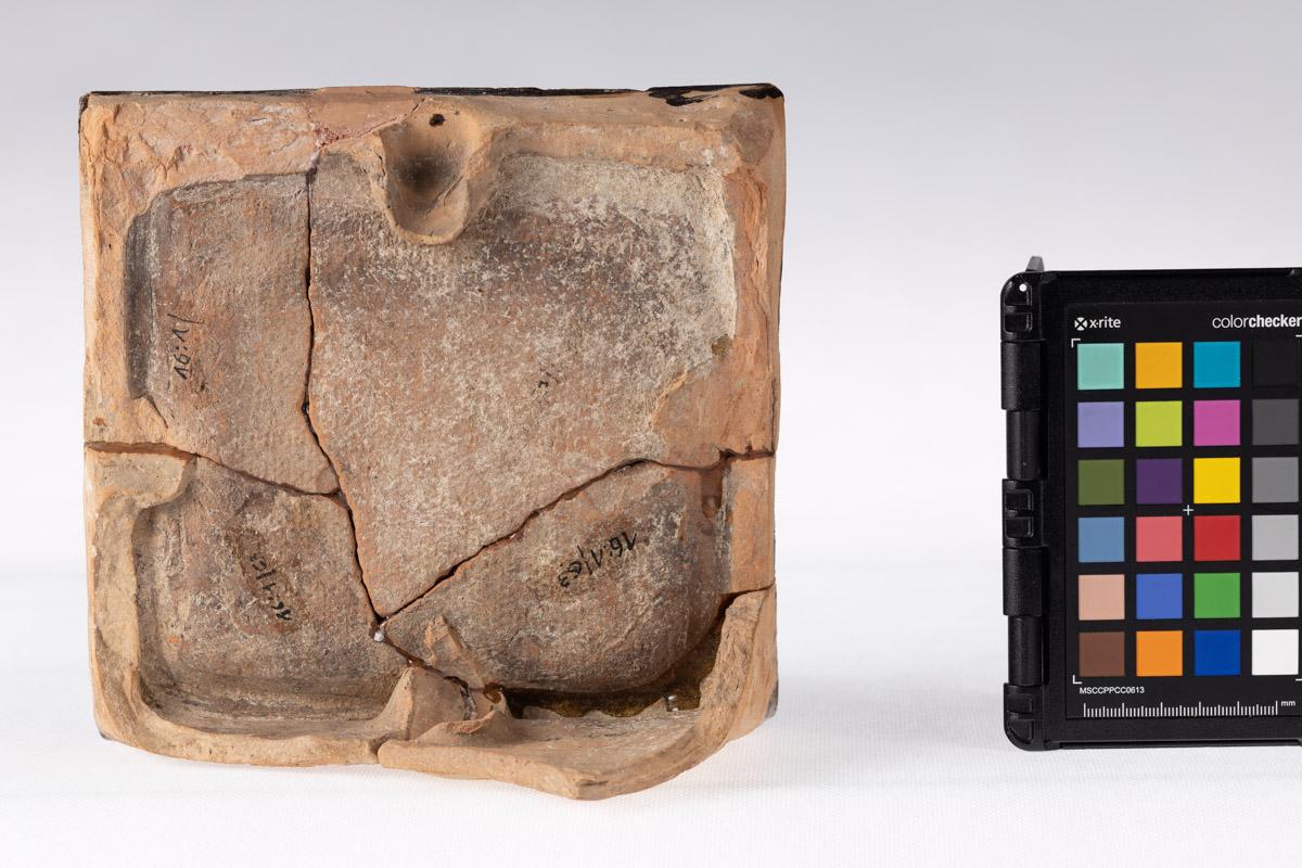 Kafel z rozetą kwiatową