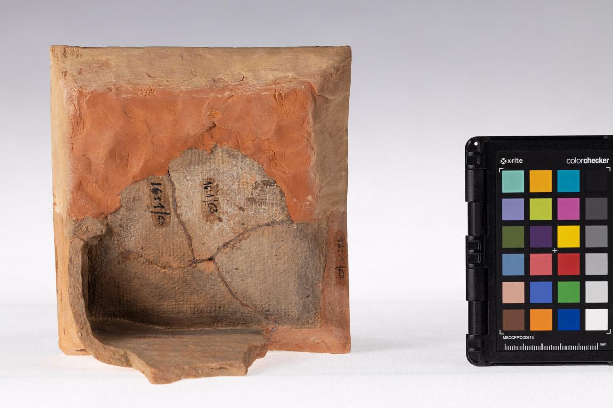 Kafel z motywem roślinnym