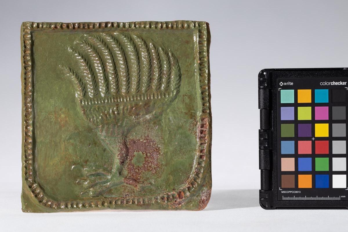 Kafel z herbem Kopacz