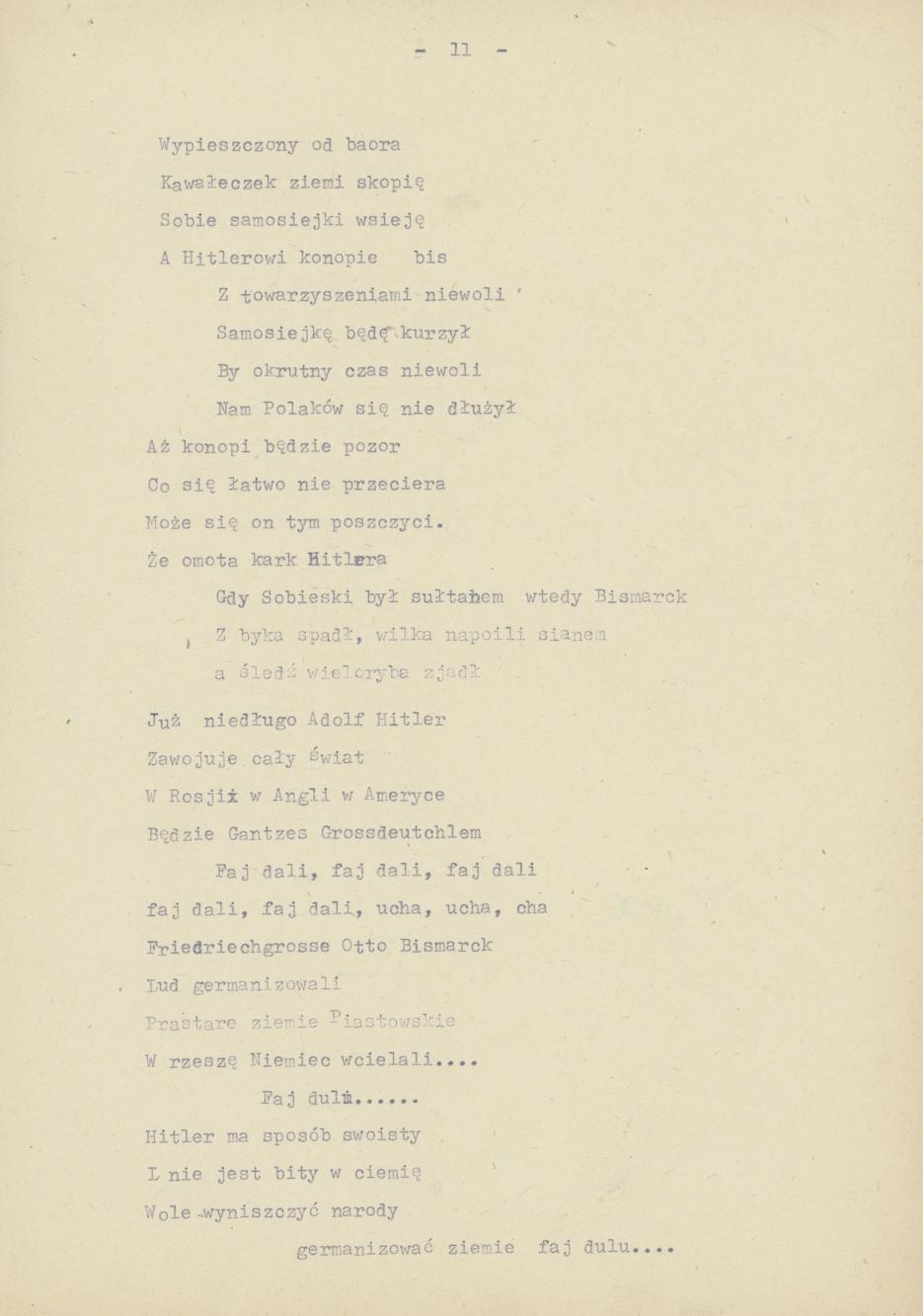 Okres okupacji hitlerowskiej