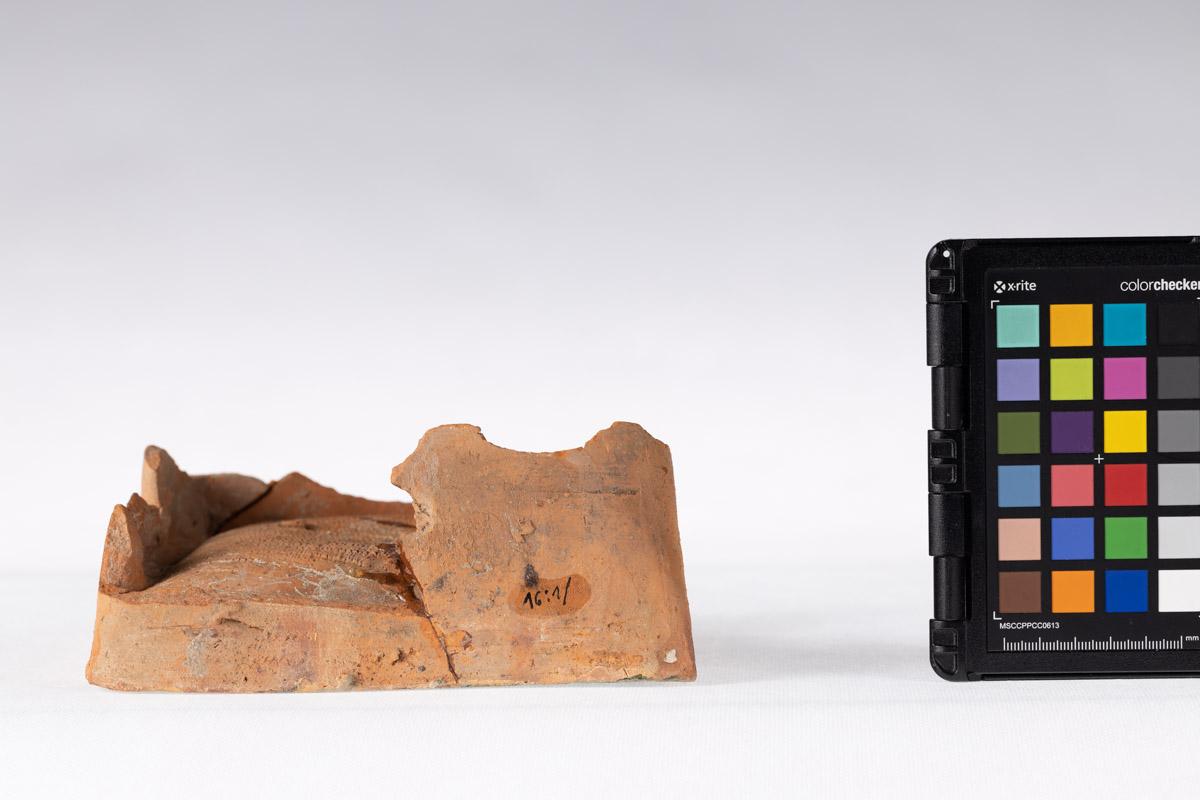 Kafel z rozetą kwiatową